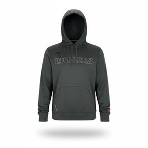 Nike Therma Fit Hoodie Rutgers Field Hockey. Grey Black Size S